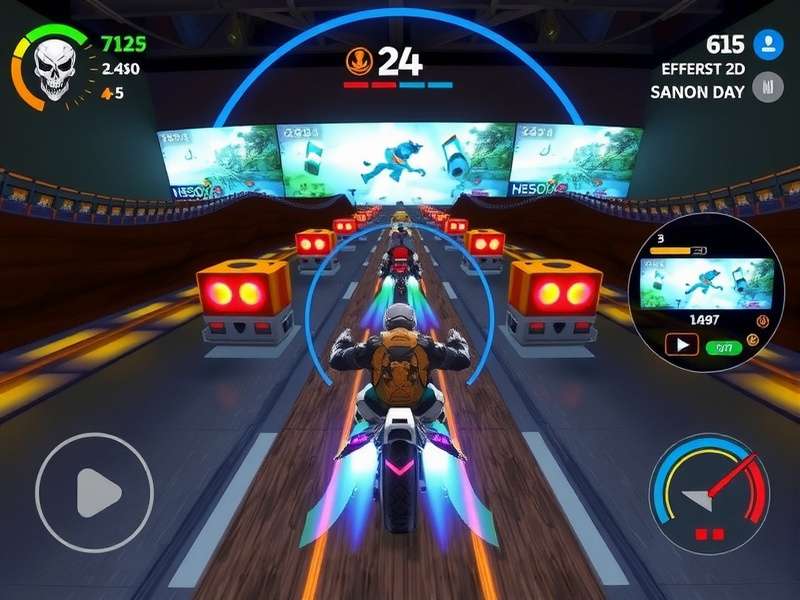 Panther Speed Runner multiplayer race showing multiple characters