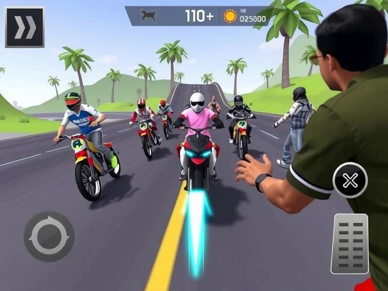 Panther Speed Runner gameplay screenshot showing high-speed action